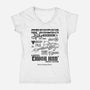 Speeder Bike Garage-Womens-V-Neck-Tee-Arinesart