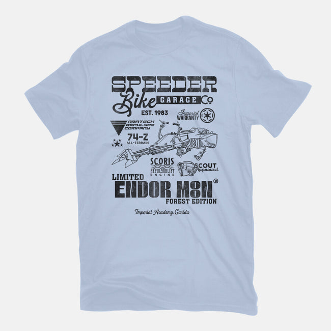 Speeder Bike Garage-Unisex-Basic-Tee-Arinesart