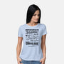 Speeder Bike Garage-Womens-Basic-Tee-Arinesart