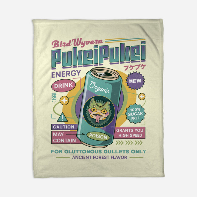 Pukei Pukei Energy Drink-None-Fleece-Blanket-LAGELANTEE