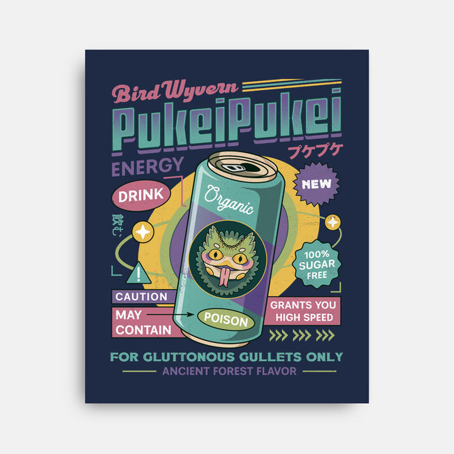 Pukei Pukei Energy Drink-None-Stretched-Canvas-LAGELANTEE