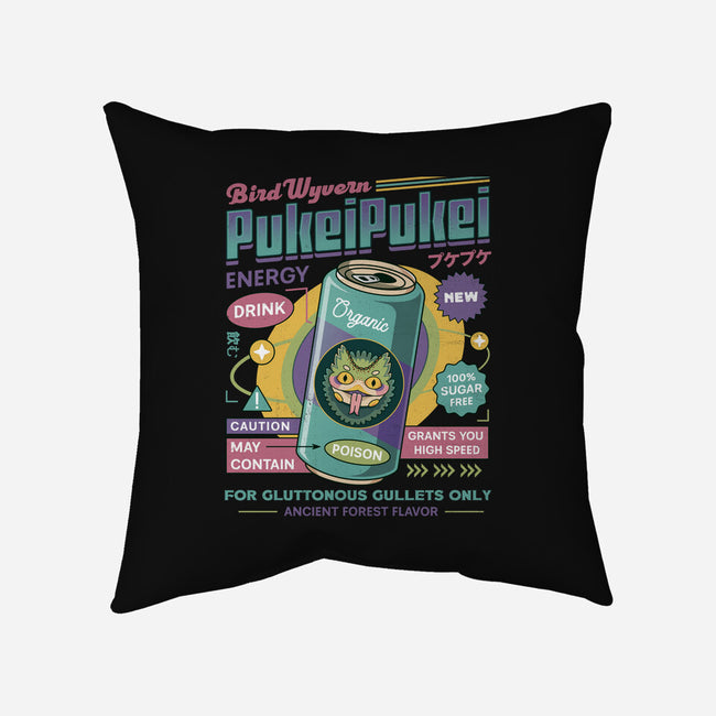 Pukei Pukei Energy Drink-None-Removable Cover w Insert-Throw Pillow-LAGELANTEE