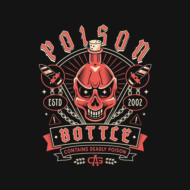 Poison Bottle Crest-Womens-Off Shoulder-Tee-LAGELANTEE