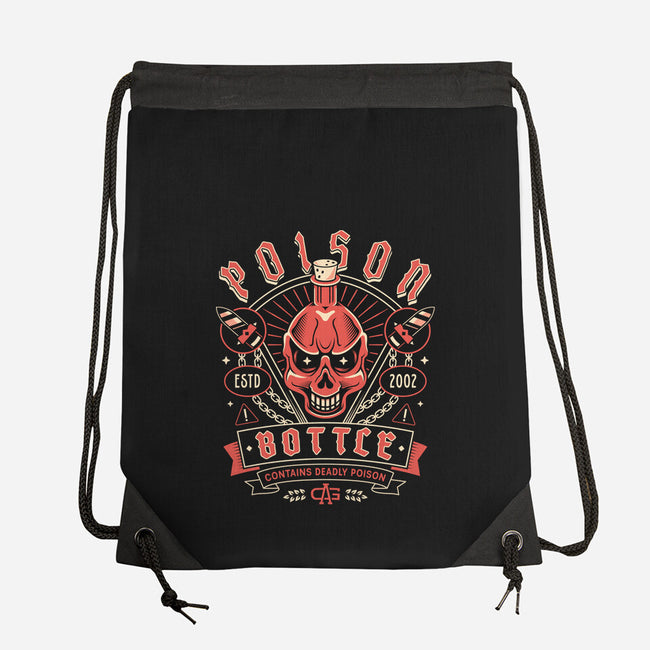 Poison Bottle Crest-None-Drawstring-Bag-LAGELANTEE