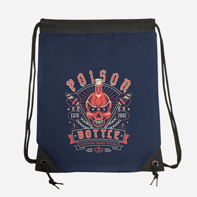 Poison Bottle Crest-None-Drawstring-Bag-LAGELANTEE