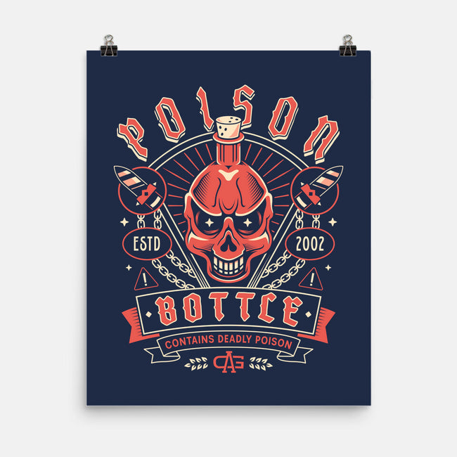 Poison Bottle Crest-None-Matte-Poster-LAGELANTEE