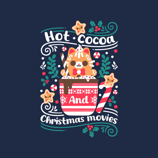 Hot Cocoa And Christmas Movies-Youth-Pullover-Sweatshirt-NemiMakeit