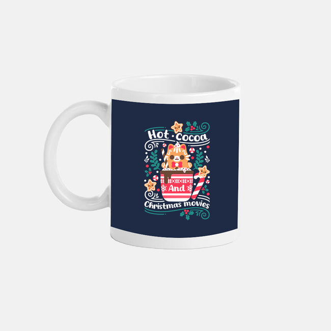 Hot Cocoa And Christmas Movies-None-Mug-Drinkware-NemiMakeit