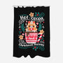 Hot Cocoa And Christmas Movies-None-Polyester-Shower Curtain-NemiMakeit