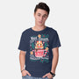 Hot Cocoa And Christmas Movies-Mens-Basic-Tee-NemiMakeit