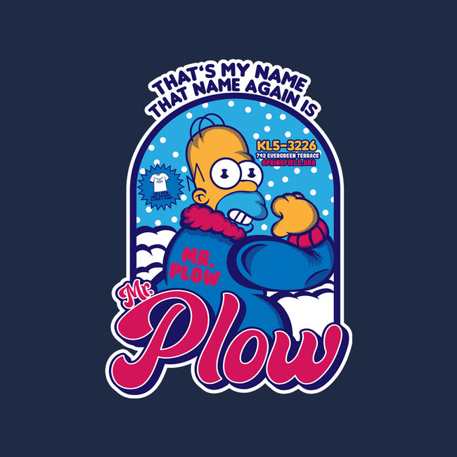 Mr. Plow-Womens-V-Neck-Tee-SuperEdu