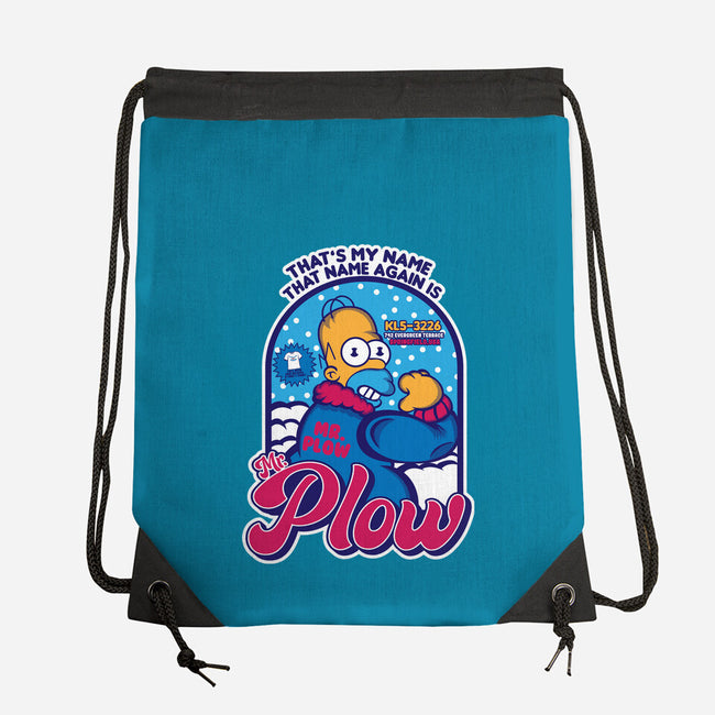 Mr. Plow-None-Drawstring-Bag-SuperEdu