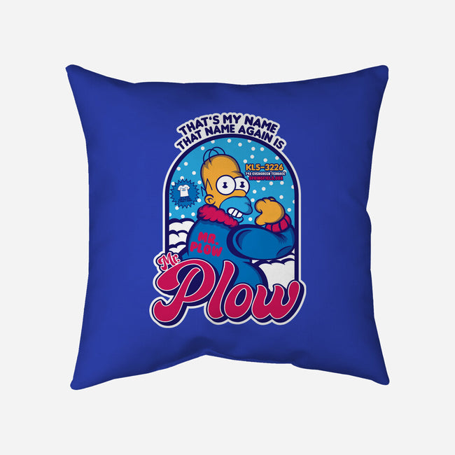 Mr. Plow-None-Removable Cover w Insert-Throw Pillow-SuperEdu