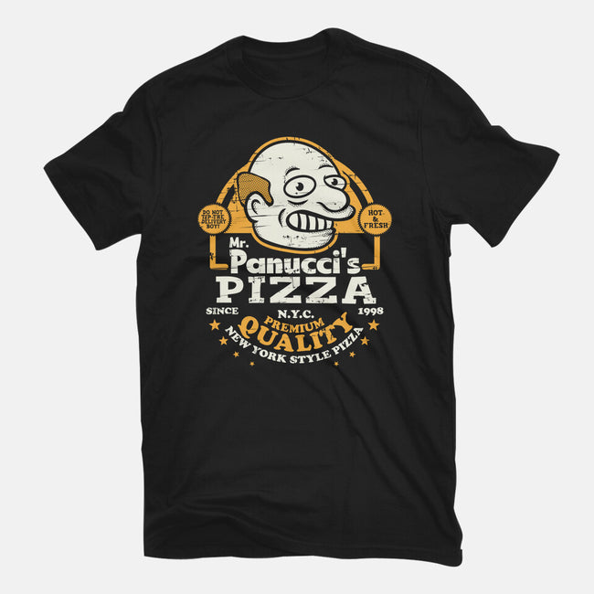 Mr. Panucci's Pizza-Womens-Basic-Tee-SuperEdu