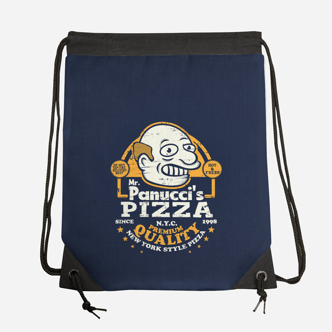 Mr. Panucci's Pizza-None-Drawstring-Bag-SuperEdu