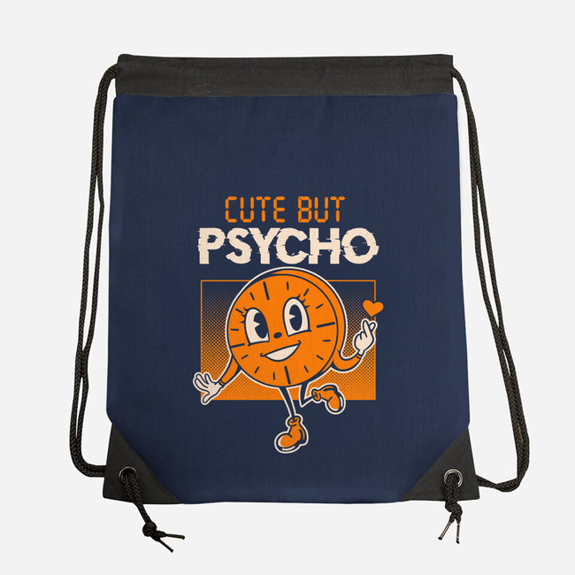 Cute But Psycho Miss Minutes-None-Drawstring-Bag-tobefonseca