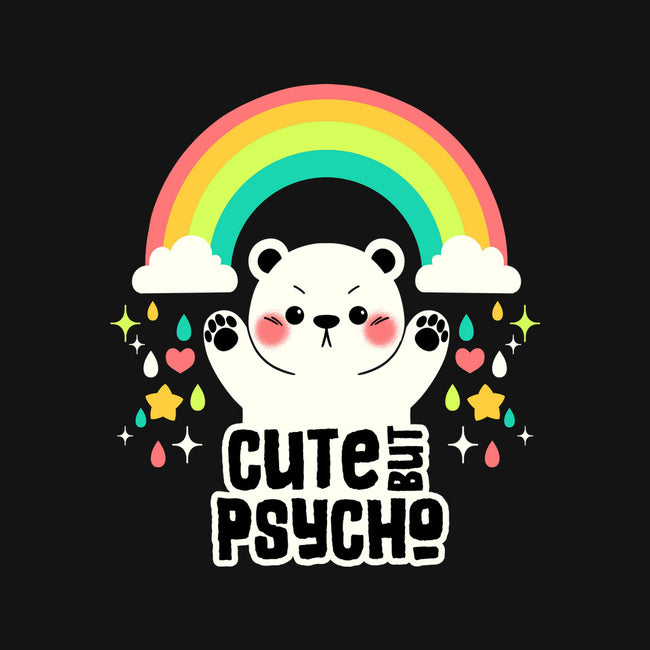 Cute But Psycho Bear-Youth-Basic-Tee-tobefonseca