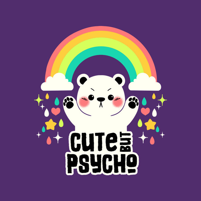 Cute But Psycho Bear-None-Removable Cover w Insert-Throw Pillow-tobefonseca