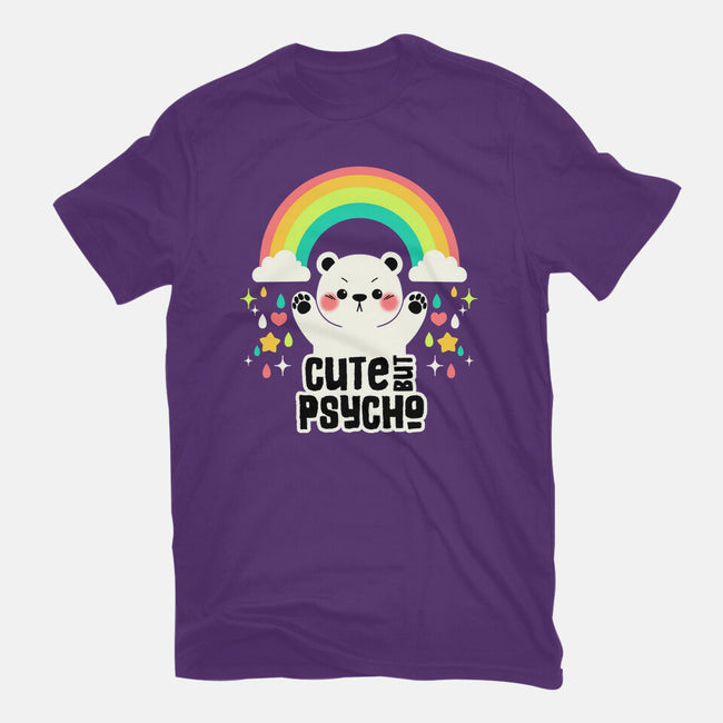 Cute But Psycho Bear-Mens-Basic-Tee-tobefonseca