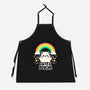 Cute But Psycho Bear-Unisex-Kitchen-Apron-tobefonseca