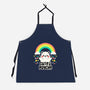 Cute But Psycho Bear-Unisex-Kitchen-Apron-tobefonseca