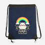 Cute But Psycho Bear-None-Drawstring-Bag-tobefonseca