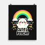 Cute But Psycho Bear-None-Matte-Poster-tobefonseca