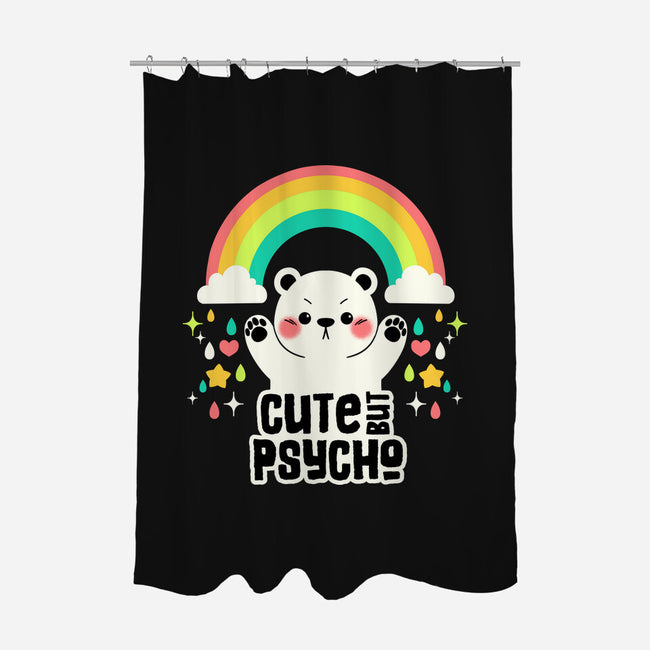 Cute But Psycho Bear-None-Polyester-Shower Curtain-tobefonseca