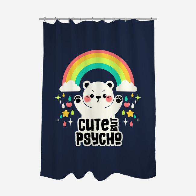 Cute But Psycho Bear-None-Polyester-Shower Curtain-tobefonseca