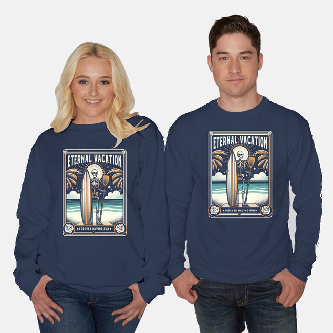 Forever Vacation-Unisex-Crew Neck-Sweatshirt-tobefonseca