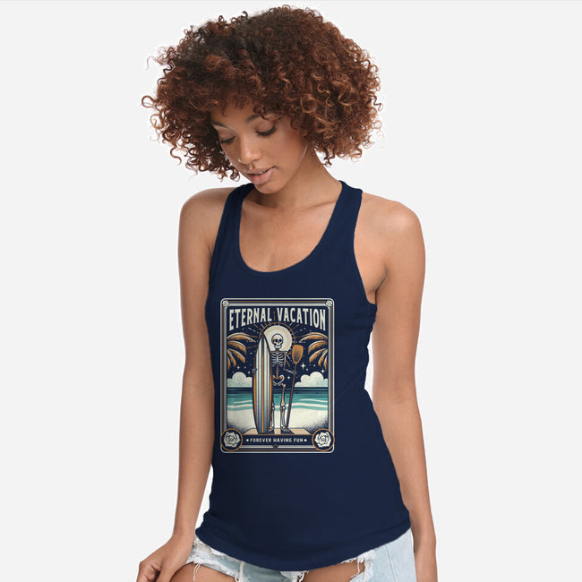 Forever Vacation-Womens-Racerback-Tank-tobefonseca