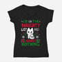 And I Regret Nothing-Womens-V-Neck-Tee-Vallina84