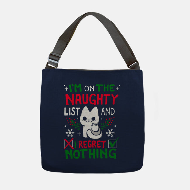 And I Regret Nothing-None-Adjustable Tote-Bag-Vallina84