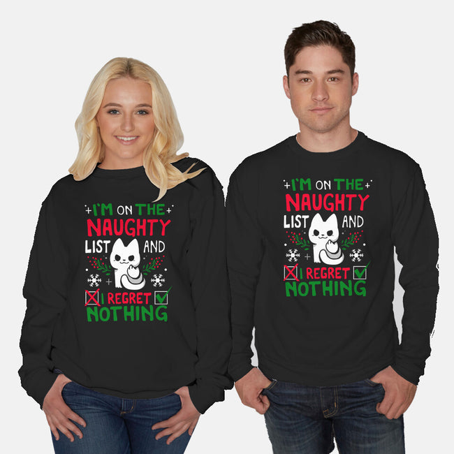 And I Regret Nothing-Unisex-Crew Neck-Sweatshirt-Vallina84