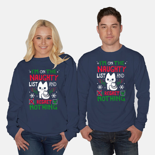 And I Regret Nothing-Unisex-Crew Neck-Sweatshirt-Vallina84