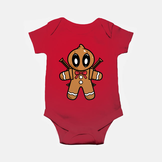 Gingerbread Pool-Baby-Basic-Onesie-krisren28