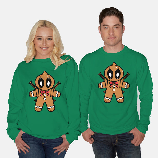 Gingerbread Pool-Unisex-Crew Neck-Sweatshirt-krisren28