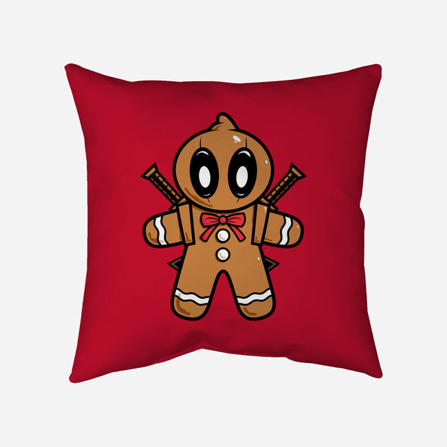 Gingerbread Pool-None-Removable Cover w Insert-Throw Pillow-krisren28