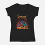 The Symbiotes Club-Womens-V-Neck-Tee-joerawks