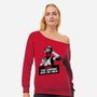 Deadpooltrooper-Womens-Off Shoulder-Sweatshirt-yumie