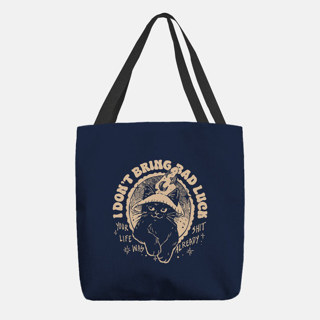 I Don't Bring Bad Luck-None-Basic Tote-Bag-yumie