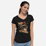 Don't Torture Yourself Gomez-Womens-V-Neck-Tee-yumie