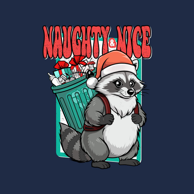 Naughty And Nice Santa-Womens-Fitted-Tee-palmstreet