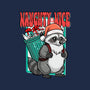 Naughty And Nice Santa-Womens-Fitted-Tee-palmstreet