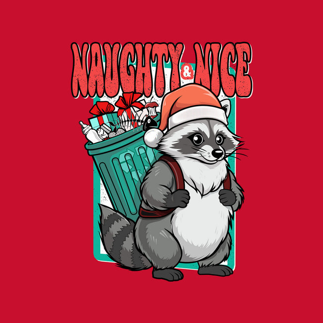 Naughty And Nice Santa-Womens-Basic-Tee-palmstreet