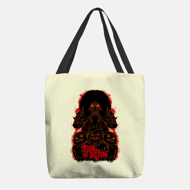 Granny X Alien-None-Basic Tote-Bag-spoilerinc