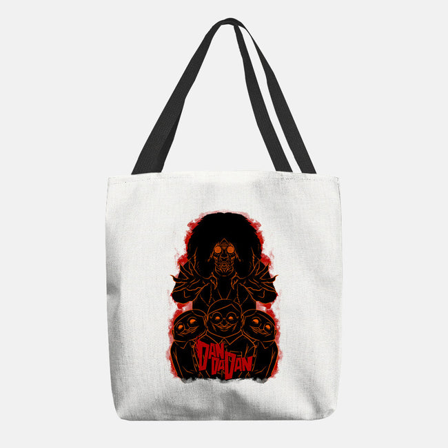 Granny X Alien-None-Basic Tote-Bag-spoilerinc