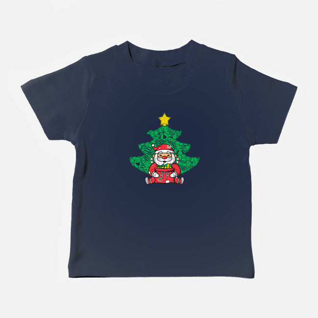 Doodle Claus-Baby-Basic-Tee-krisren28