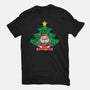 Doodle Claus-Womens-Fitted-Tee-krisren28