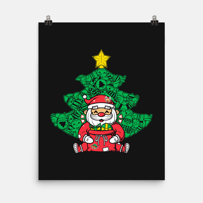 Doodle Claus-None-Matte-Poster-krisren28